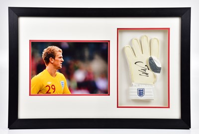 Lot 1347 - JOE HART; an autographed England replica...