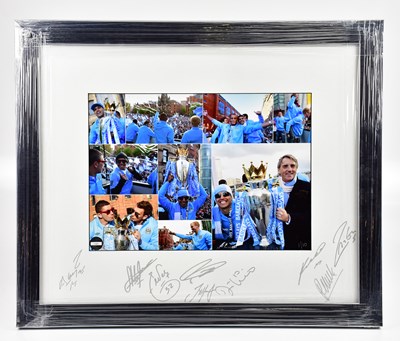 Lot 1300 - MANCHESTER CITY; a part-autographed limited...