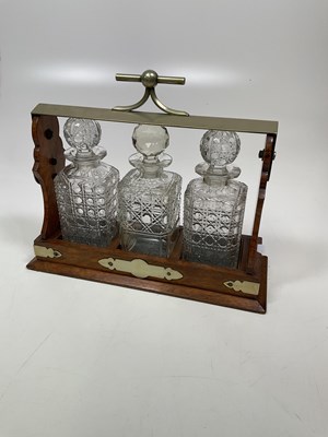 Lot 1004 - An Edwardian oak and silver plate mounted...