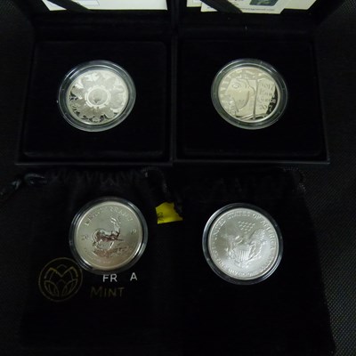 Lot 794 - Four collectible silver coins