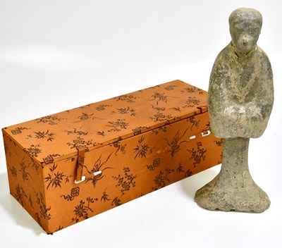 Lot 1591 - A 20th century tomb figure of a female...