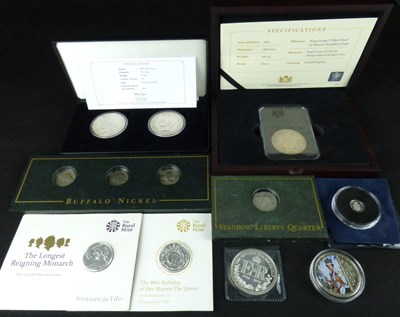 Lot 836 - Various silver and other collectors' coins