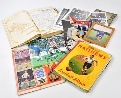 Lot 1257 - FOOTBALL; a large collection of ephemera...