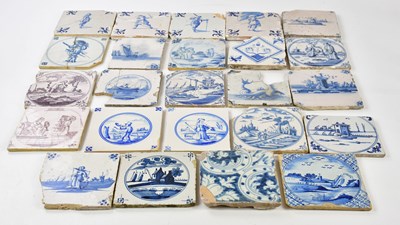 Lot 1473 - A collection of twenty-four predominantly 18th...