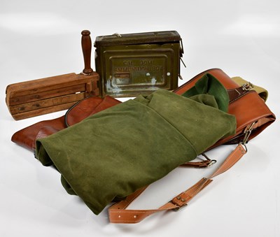 Lot 424 - A mixed lot of militaria, including an ARP...