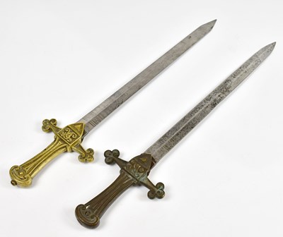 Lot 686 - ROBERT MOLE & SONS, BIRMINGHAM; two Victorian...