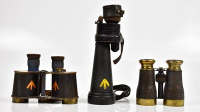 Lot 432 - ROSS & CO. LONDON; a pair of military...