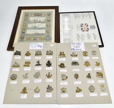 Lot 514 - A collection British Army cap badges, various...