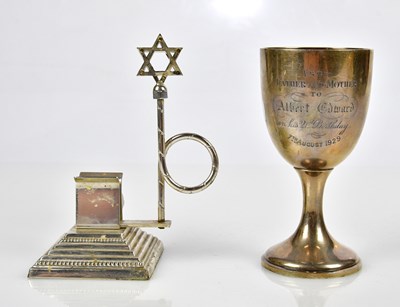 Lot 2584 - BRAVINGTONS LTD; a George V hallmarked silver...