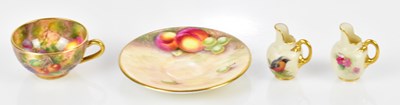 Lot 5435 - JOHN FREEMAN FOR ROYAL WORCESTER; a miniature...