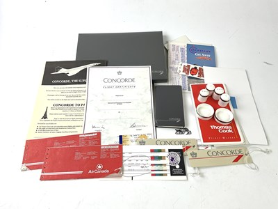 Lot 6036 - CONCORDE INTEREST; a folder containing...