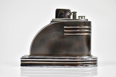 Lot 1410 - RONSON; a touch tip table lighter.