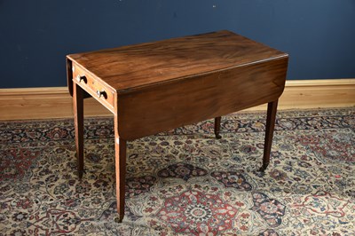 Lot 6624 - A 19th century mahogany drop-leaf Pembroke...