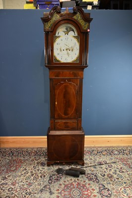 Lot 6446 - ALKER, WIGAN; a 19th century eight day...