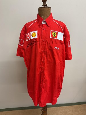 Lot 2327 - MICHAEL SCHUMACHER; an official Ferrari Fila...