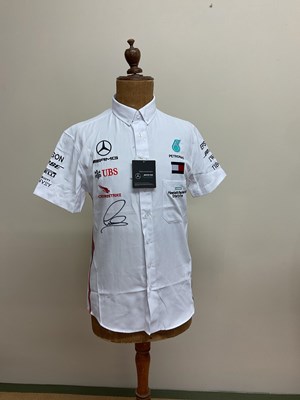 Lot 2328 - LEWIS HAMILTON; an AMG Mercedes short sleeved...