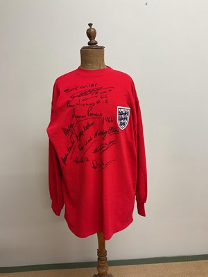 Lot 2331 - ENGLAND WORLD CUP WINNERS 1966; a replica long...