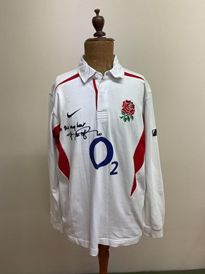 Lot 2337 - JONNY WILKINSON; a replica England rugby long...