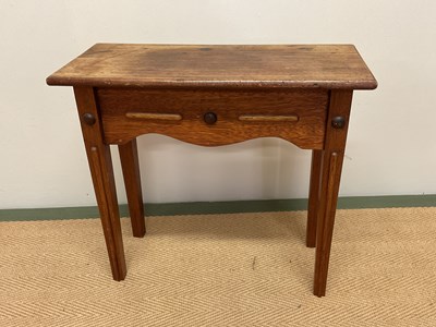 Lot 482 - A small mahogany Arts and Crafts rectangular...