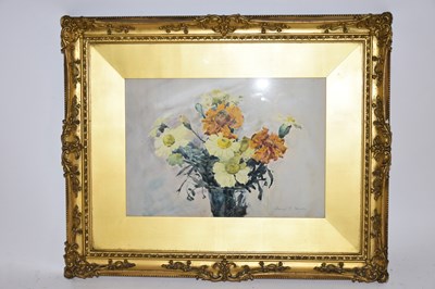 Lot 6123 - FRANCIS JAMES; watercolour, still life study...