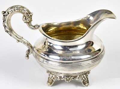 Lot 2110 - An early Victorian hallmarked silver cream jug...