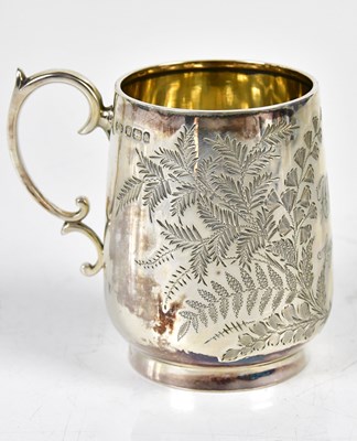 Lot 2601 - A late Victorian hallmarked silver christening...