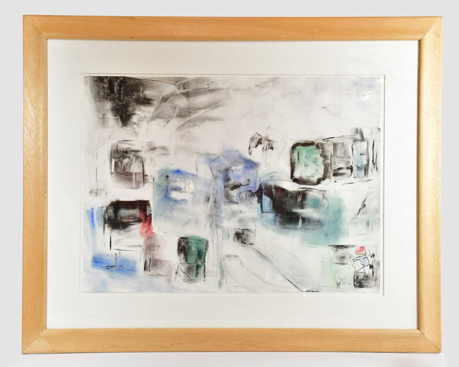 Lot 44 - HARRY OUSEY (1915-1985); watercolour, 'Walls...