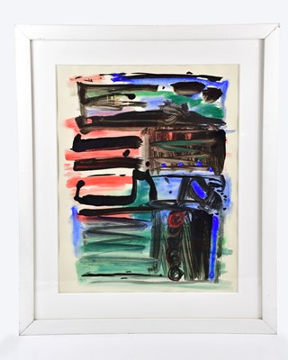 Lot 41 - HARRY OUSEY (1915-1985); watercolour, untitled,...