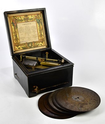 Lot 1276 - A late 19th century German symphonium in...