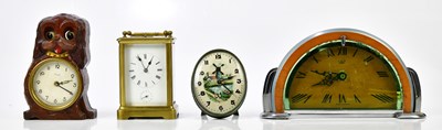 Lot 2312 - SMITHS SECTRIC; an Art Deco chrome mounted...