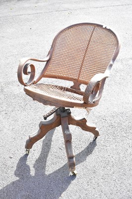 Lot 2528 - An early 20th century cane back and seated...