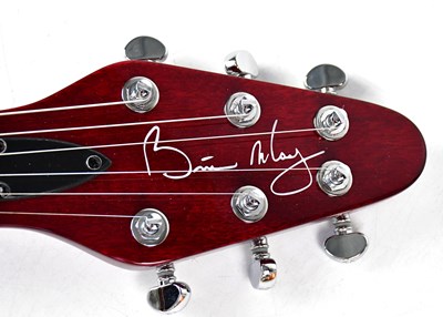 Lot 526 - SIR BRIAN MAY; a 'Special Red' signed guitar.