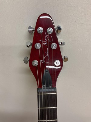 Lot 526 - SIR BRIAN MAY; a 'Special Red' signed guitar.