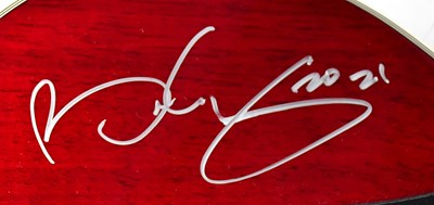 Lot 526 - SIR BRIAN MAY; a 'Special Red' signed guitar.