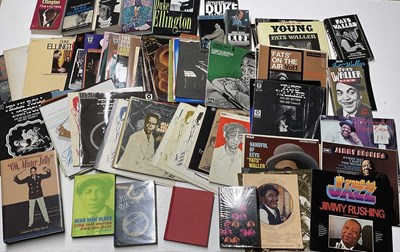 Lot 93 - JAZZ INTEREST; a large collection of LPs and...