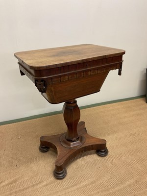 Lot 423 - An early Victorian sewing table, width 51cm