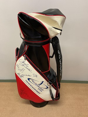 Lot 2323 - AMERICAN ACTORS AND SPORTSTARS; a golf bag...