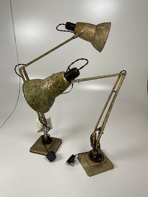 Lot 341 - A pair of original early 1950s mottle painted...