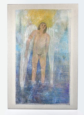 Lot 1543 - AUDREY WALKER (1928-2020); a stitched textile,...