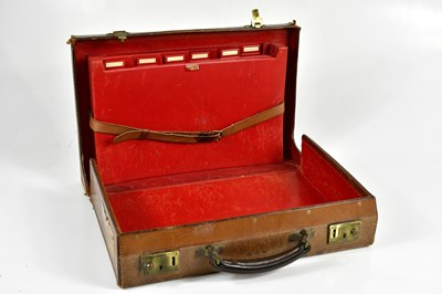 Lot 1495 - LANSDOWNE LUGGAGE, LONDON; a vintage leather...