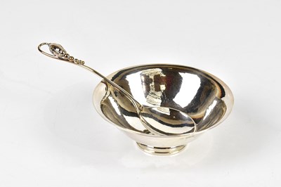 Lot 2297 - GEORG JENSEN; a sterling silver footed bowl...