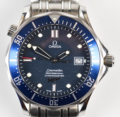 Lot 2845 - OMEGA; a gentleman's stainless steel Seamaster...