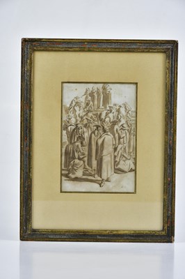 Lot 1491 - A contemporary tapestry panel depicting a lion...