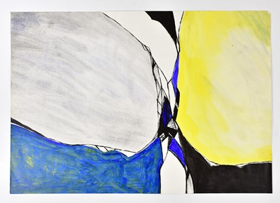 Lot 39 - HARRY OUSEY (1915-1985); mixed media, untitled,...