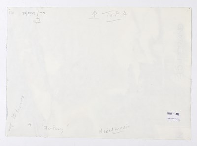 Lot 19 - HARRY OUSEY (1915-1985); collage, 'Fantasy',...