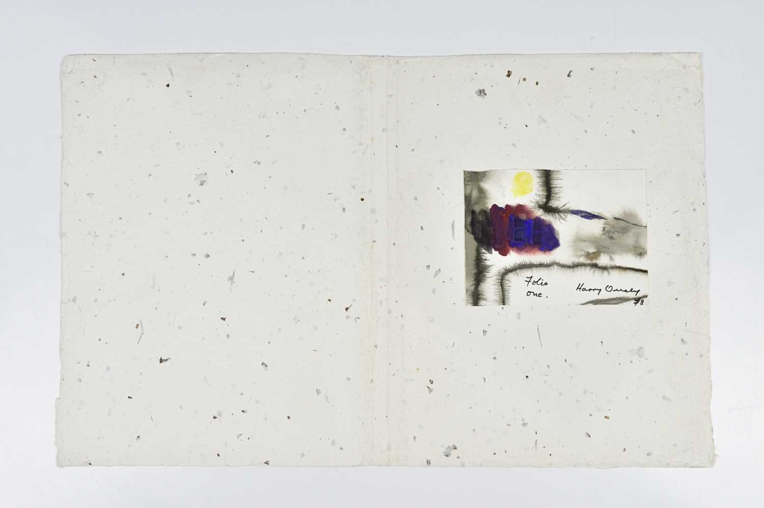 Lot 18 - HARRY OUSEY (1915-1985); watercolour, 'Folio...