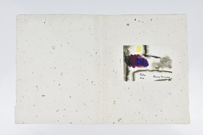 Lot 18 - HARRY OUSEY (1915-1985); watercolour, 'Folio...