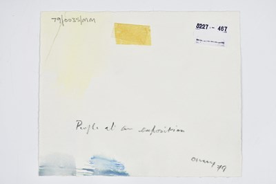 Lot 26 - HARRY OUSEY (1915-1985); collage, 'People at...
