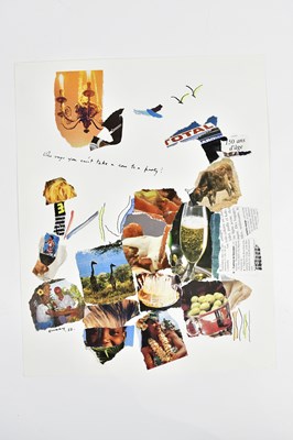 Lot 29 - HARRY OUSEY (1915-1985); collage, untitled,...