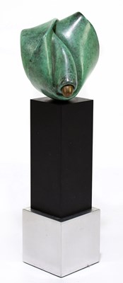 Lot 845 - UNATTRIBUTED; an unusual marble abstract...